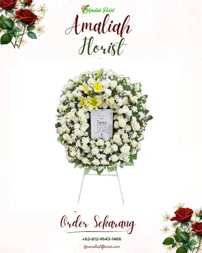 Krans Bunga Duka Cita di Oesapa Selatan