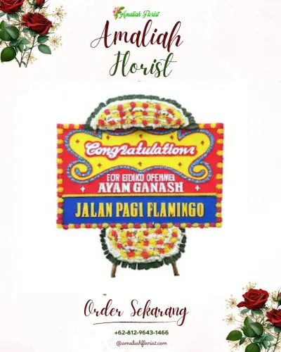 Bunga Papan Congratulation di Oesapa Selatan
